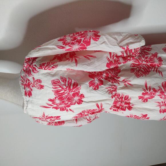 NWT Sim & Sam Women's White/Red Tropical Dress Size Medium - Picture 7 of 13